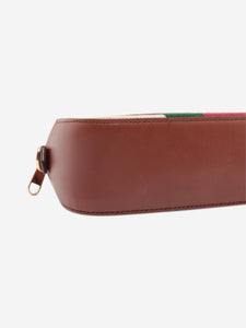 Gucci Tan and beige Sherry Line canvas bag