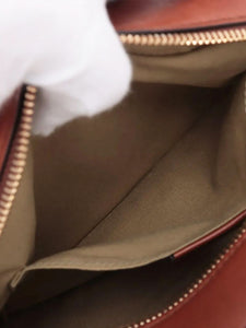 Gucci Tan and beige Sherry Line canvas bag