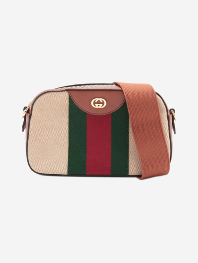 Tan and beige Sherry Line canvas bag Shoulder bags Gucci 