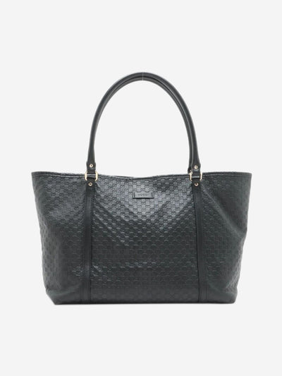 Black Micro Guccissima leather tote bag Tote Bags Gucci 