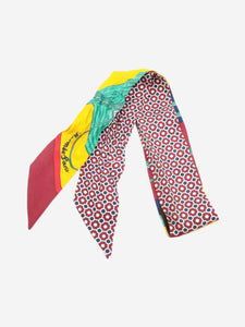 Hermes Multicolour silk twilly scarf