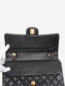 Chanel Black vintage 2000 medium lambskin Classic Double Flap bag