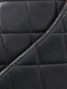 Chanel Black vintage 2000 medium lambskin Classic Double Flap bag