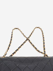 Chanel Black vintage 2000 medium lambskin Classic Double Flap bag