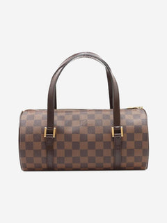 Brown vintage 2004 Damier Ebene Papillon PM bag Top Handle Bags Louis Vuitton 