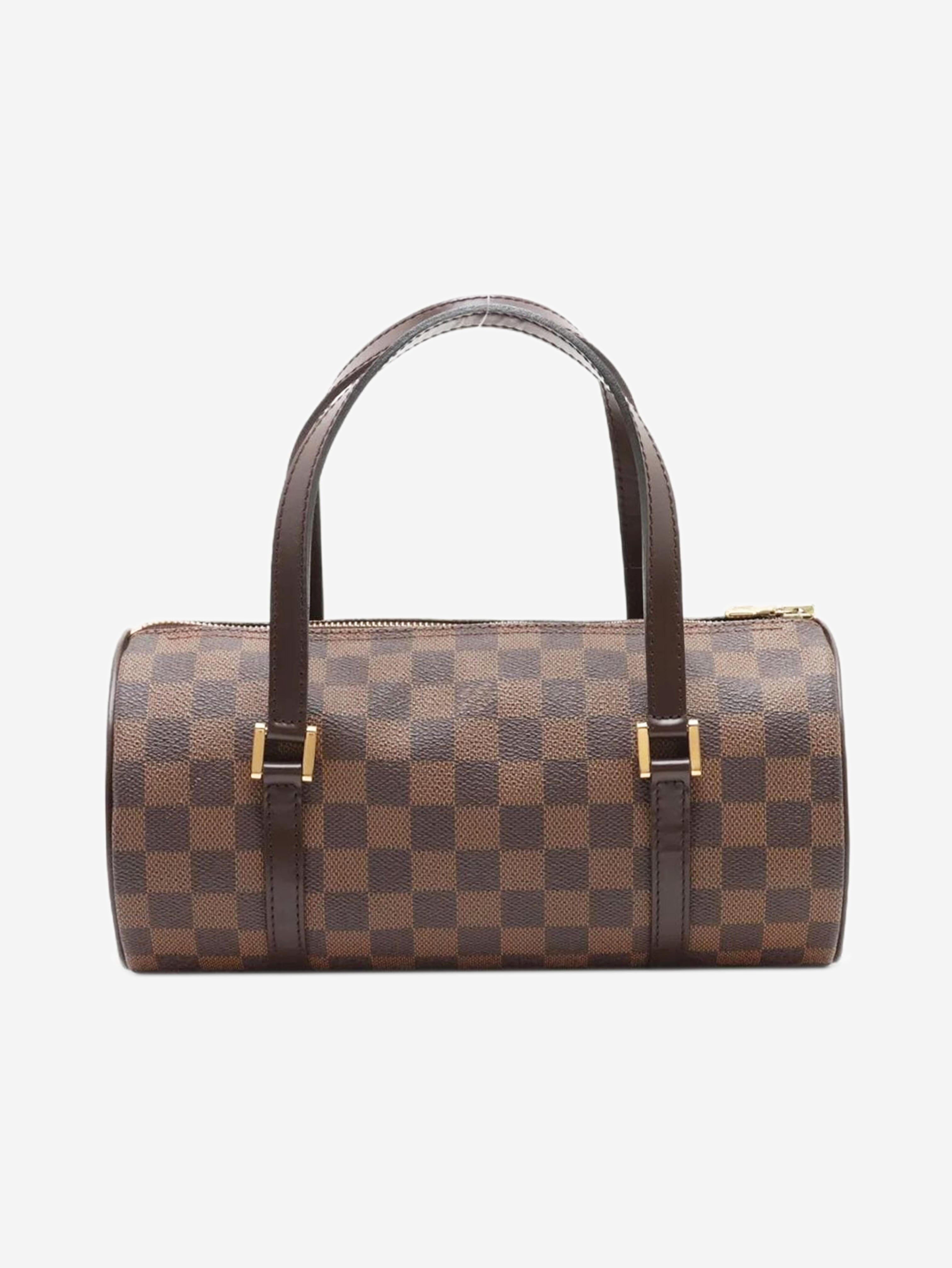 Brown vintage 2004 Damier Ebene Papillon PM bag Top Handle Bags Louis Vuitton 