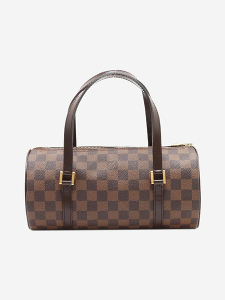 Brown vintage 2004 Damier Ebene Papillon PM bag alternate image