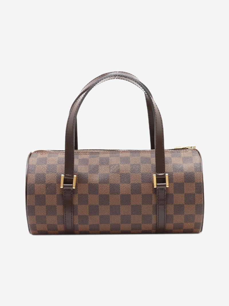 Brown vintage 2004 Damier Ebene Papillon PM bag Top Handle Bags Louis Vuitton 