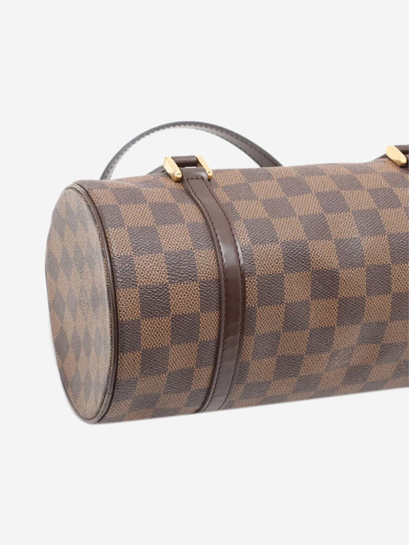 Brown vintage 2004 Damier Ebene Papillon PM bag Top Handle Bags Louis Vuitton 