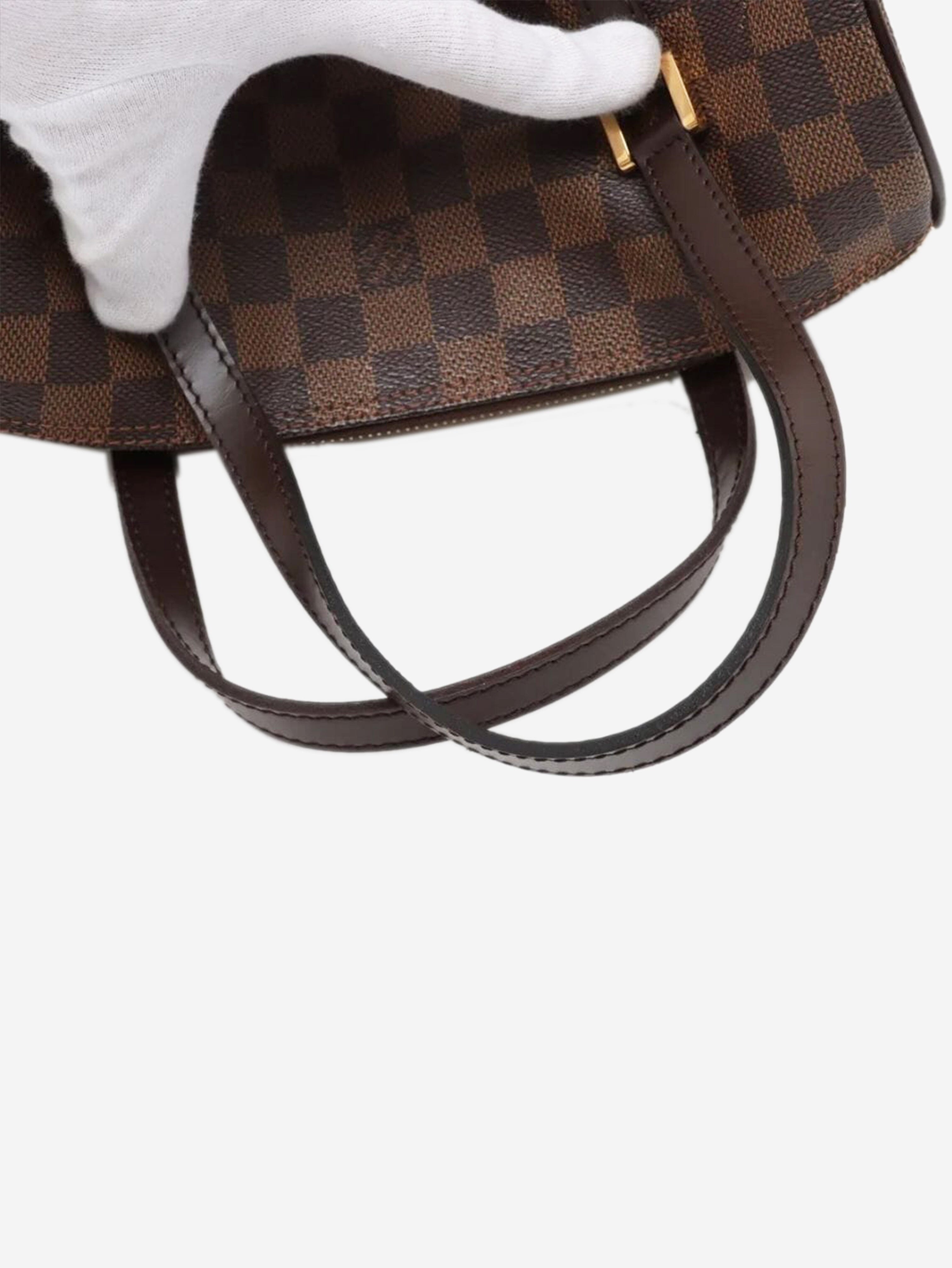 Brown vintage 2004 Damier Ebene Papillon PM bag Top Handle Bags Louis Vuitton 