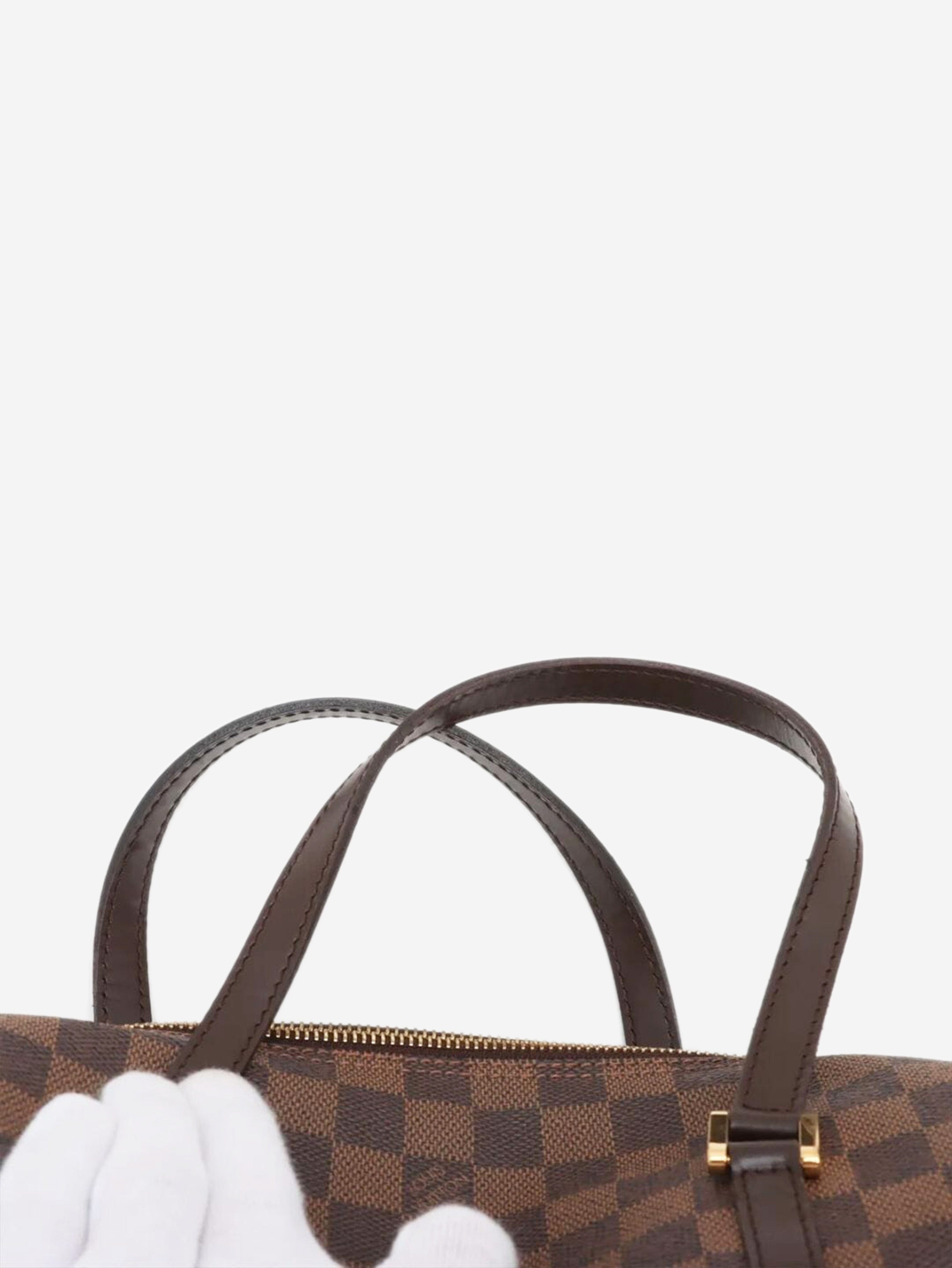 Brown vintage 2004 Damier Ebene Papillon PM bag Top Handle Bags Louis Vuitton 
