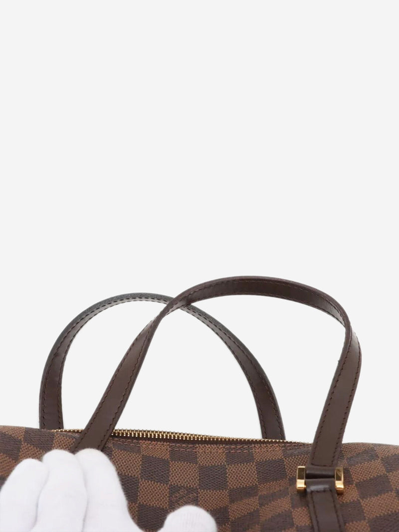 Brown vintage 2004 Damier Ebene Papillon PM bag Top Handle Bags Louis Vuitton 