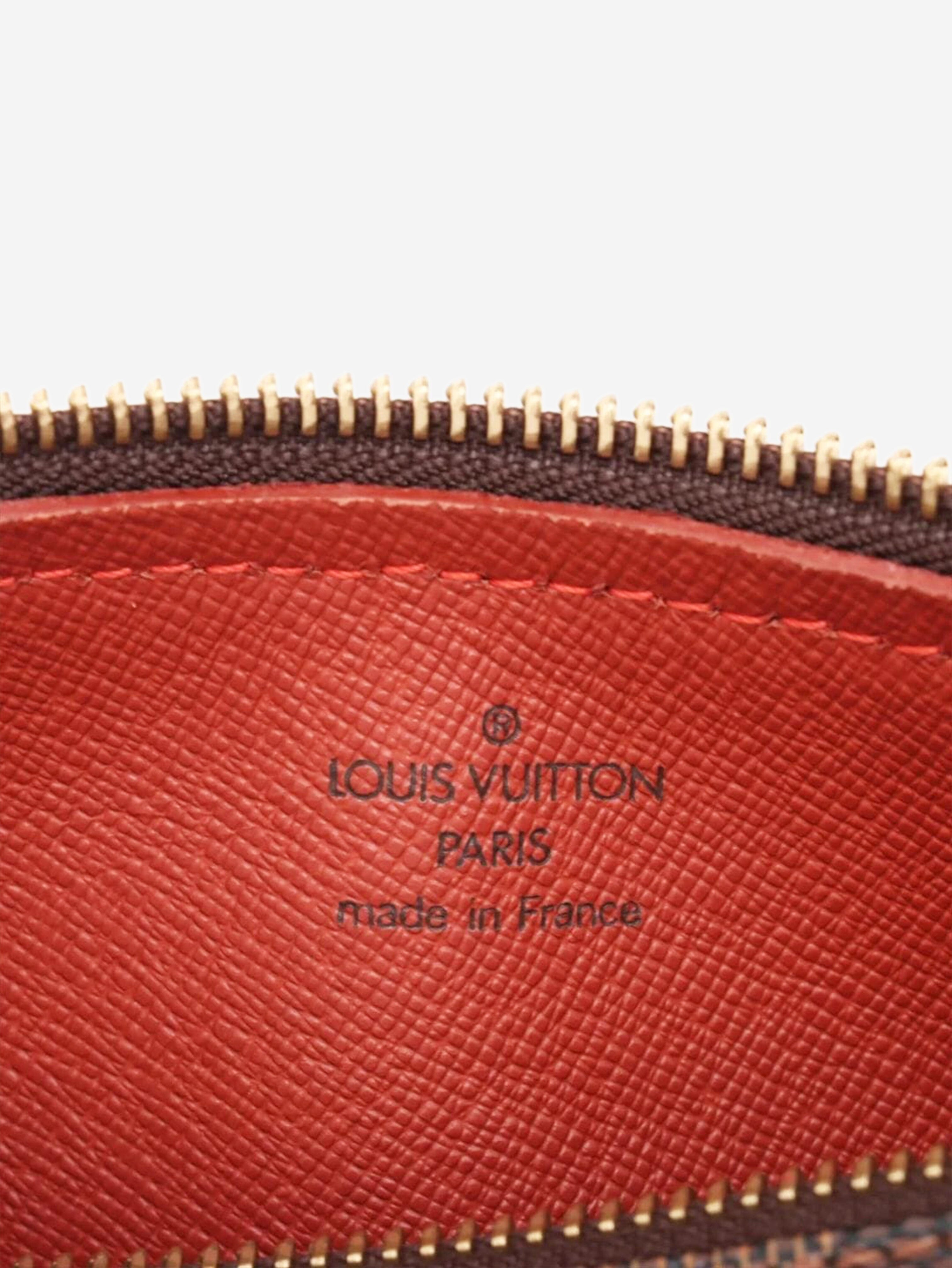 Brown vintage 2004 Damier Ebene Papillon PM bag Top Handle Bags Louis Vuitton 