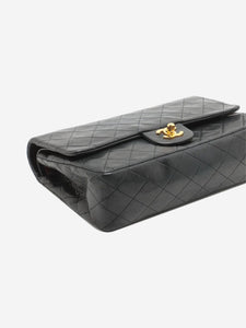 Chanel Black Lambskin Double Flap
