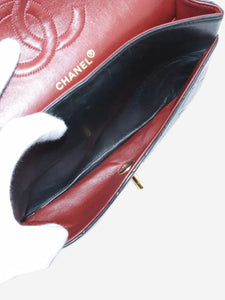 Chanel Black Lambskin Double Flap