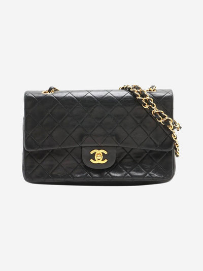 Chanel Black Lambskin Double Flap - size Shoulder bags Chanel 