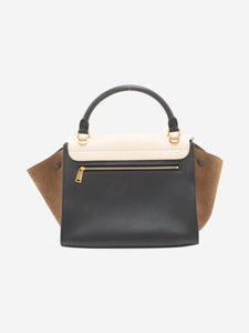 Celine Multicolour Trapeze leather and suede 2way bag