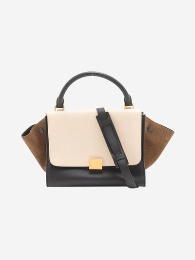 Multicolour Trapeze leather and suede 2way bag Shoulder bags Celine 