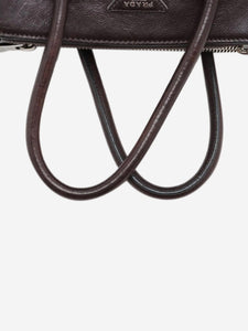 Prada Dark brown leather 2way bag