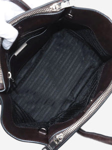 Prada Dark brown leather 2way bag