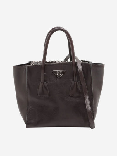 Dark brown leather 2way bag Shoulder bags Prada 