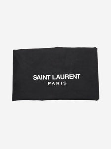 Saint Laurent Black Paris Petit Cabas leather 2way bag