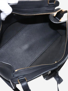 Saint Laurent Black Paris Petit Cabas leather 2way bag