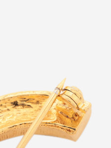 Chanel Gold Coco Mark 174 Brooch