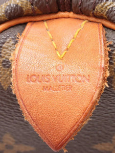 Louis Vuitton Brown vintage 1990 Monogram Speedy 30 bag