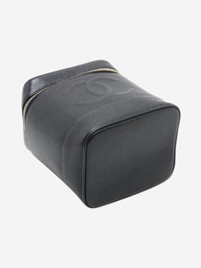 Chanel Black vintage 2002 caviar Vanity bag