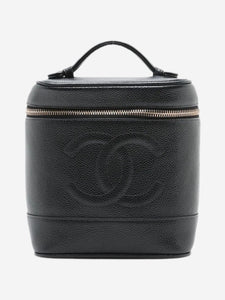 Chanel Black vintage 2002 caviar Vanity bag