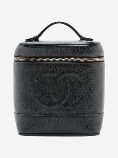 Black vintage 2002 caviar Vanity bag Luggage & Travel Bags Chanel 