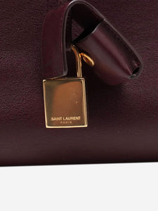 Saint Laurent Burgundy Paris Sac De Jour 2way bag