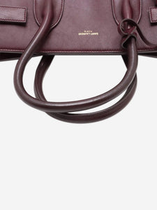 Saint Laurent Burgundy Paris Sac De Jour 2way bag