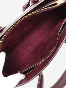 Saint Laurent Burgundy Paris Sac De Jour 2way bag
