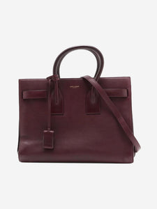 Saint Laurent Burgundy Paris Sac De Jour 2way bag