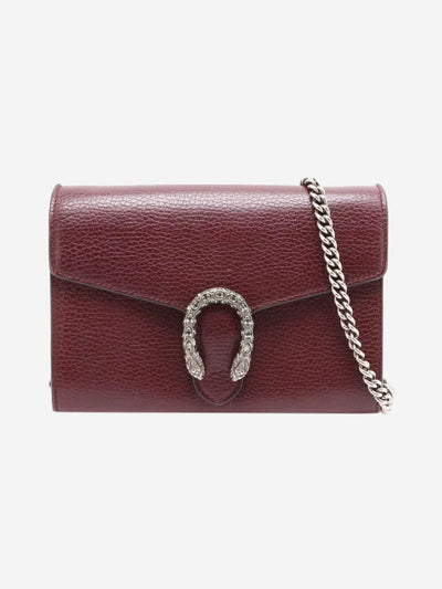 Bordeaux Dionysus leather chain wallet Cross-body bags Gucci 
