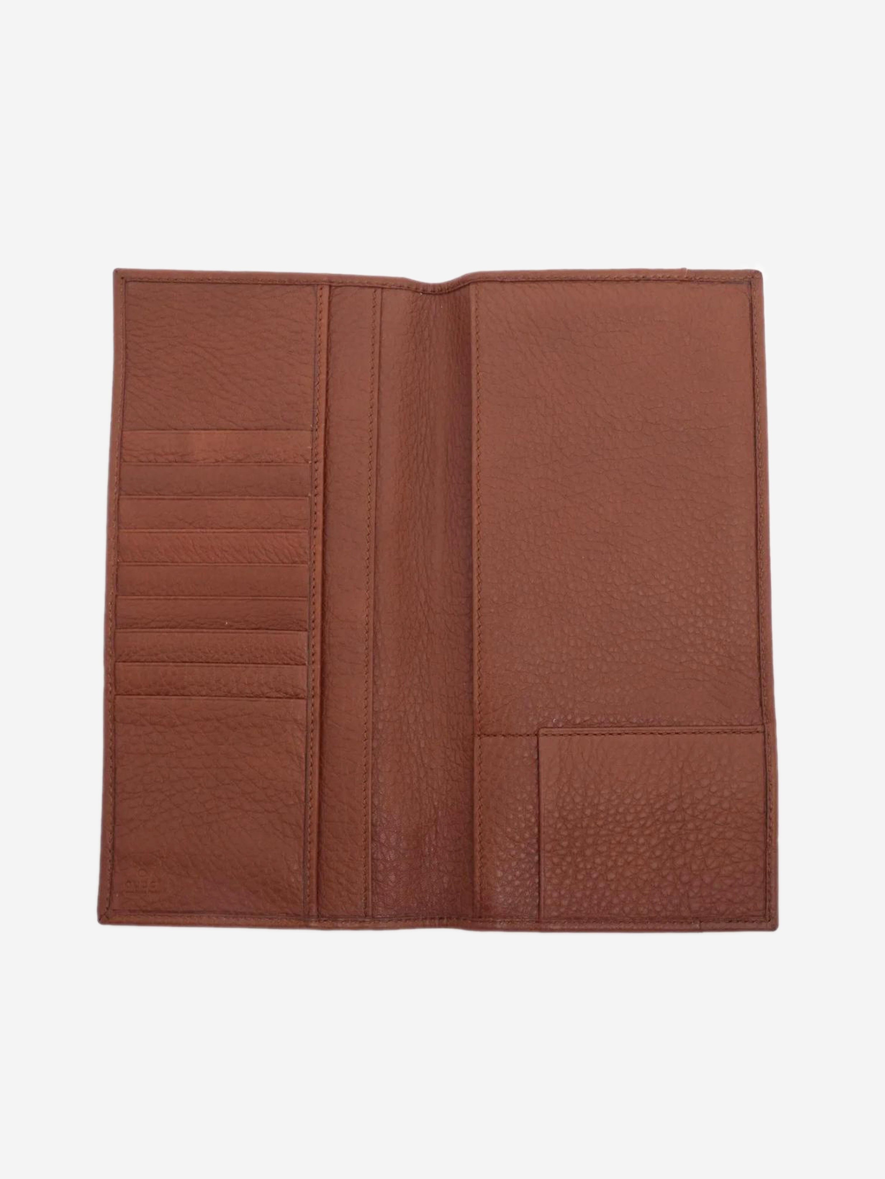 Brown leather travel accessories set Wallets, Purses & Small Leather Goods Gucci 