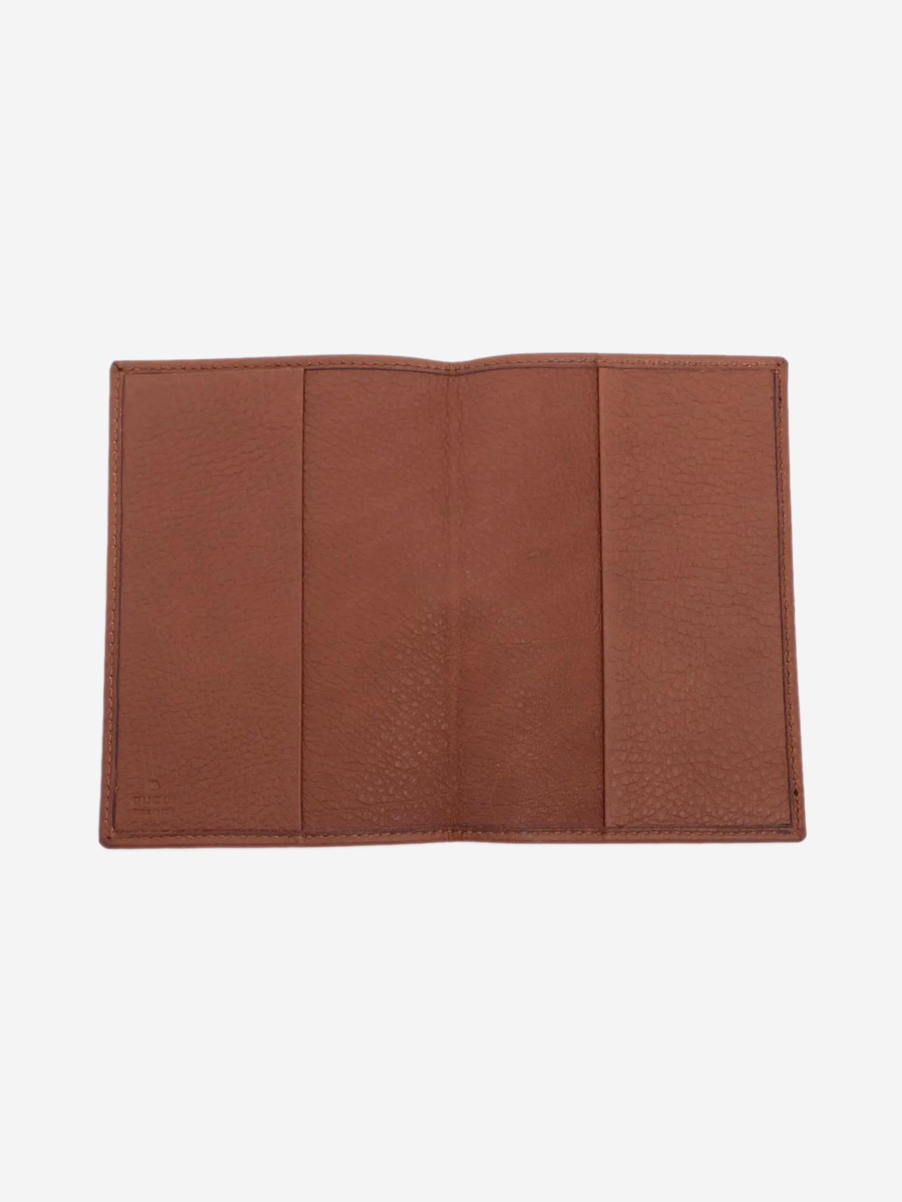 Brown leather travel accessories set Wallets, Purses & Small Leather Goods Gucci 