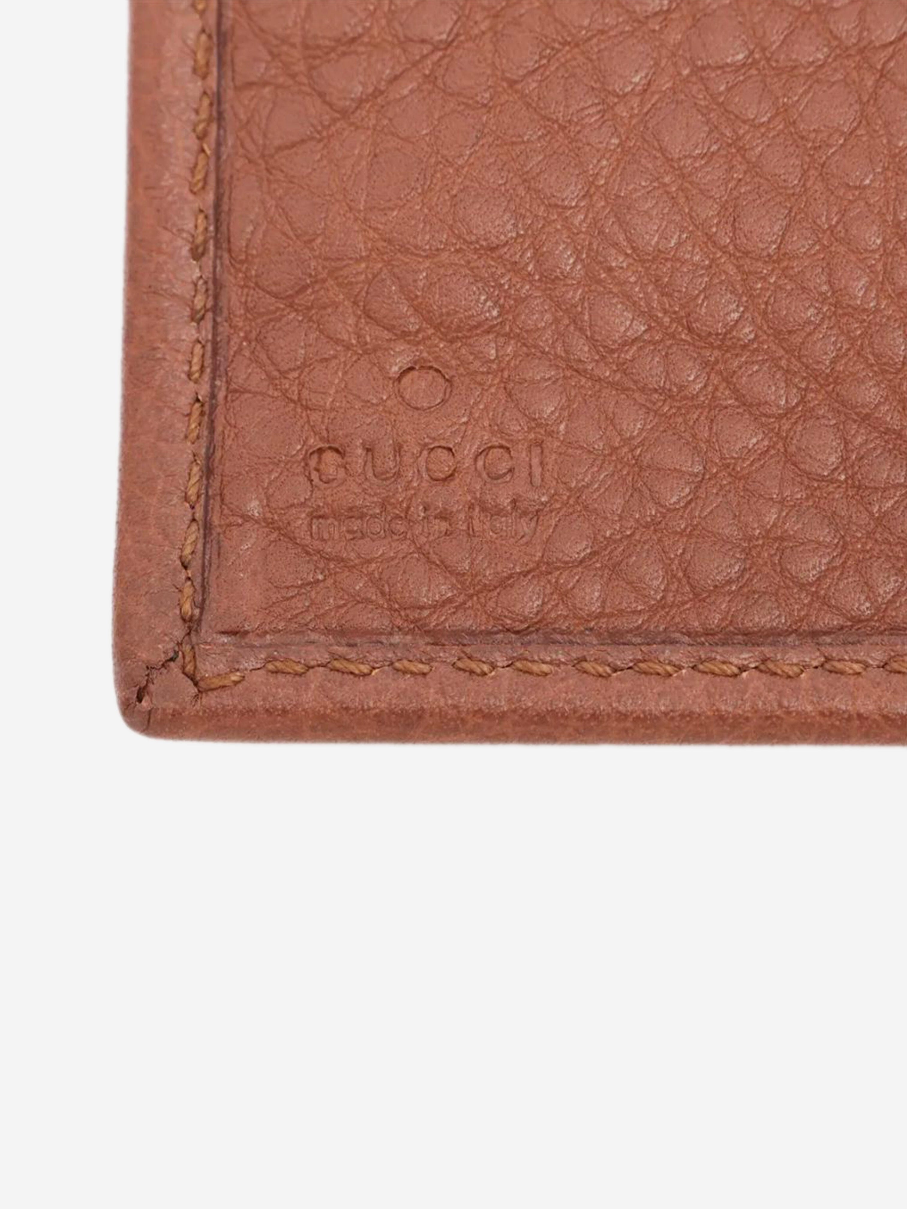 Brown leather travel accessories set Wallets, Purses & Small Leather Goods Gucci 