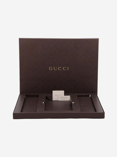 Brown leather travel accessories set Wallets, Purses & Small Leather Goods Gucci 
