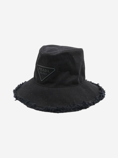Black Drill bucket hat Hats Prada 