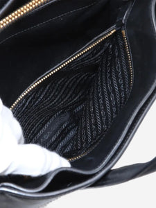 Prada Black leather 2way bag