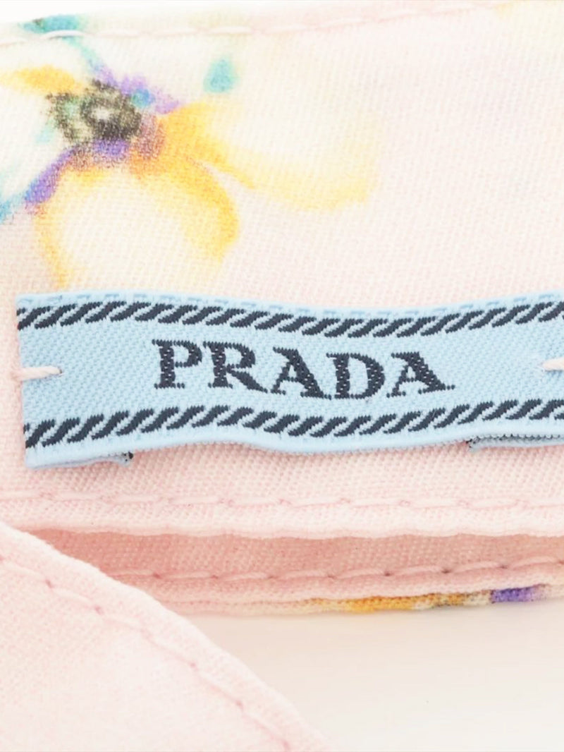 Pink floral bow hair clip Hair Clips Prada 