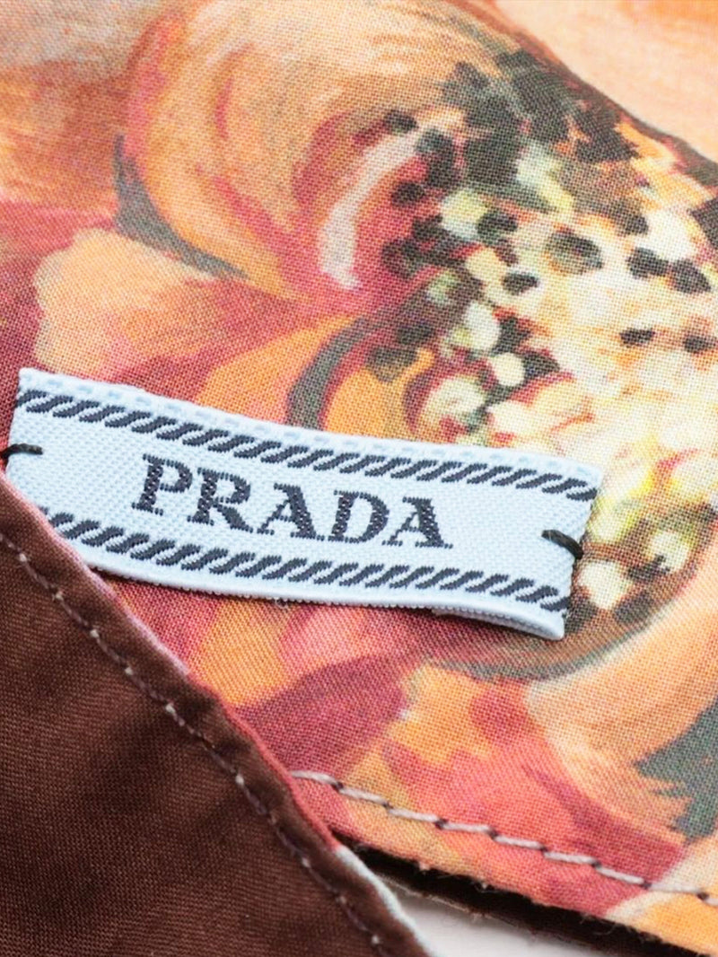Light blue floral bow hair clip Hair Clips Prada 