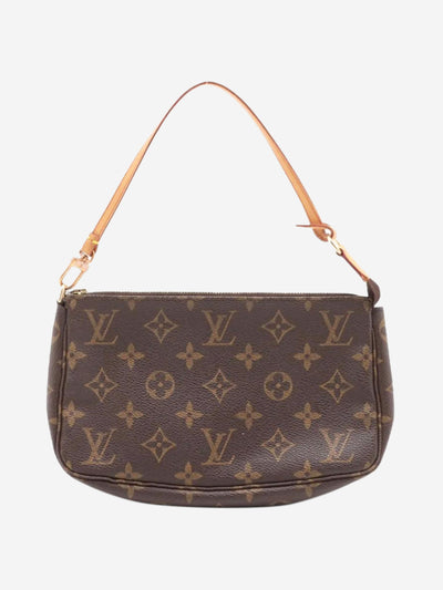 Brown vintage 2001 Monogram Pochette Accessoire Wallets, Purses & Small Leather Goods Louis Vuitton 