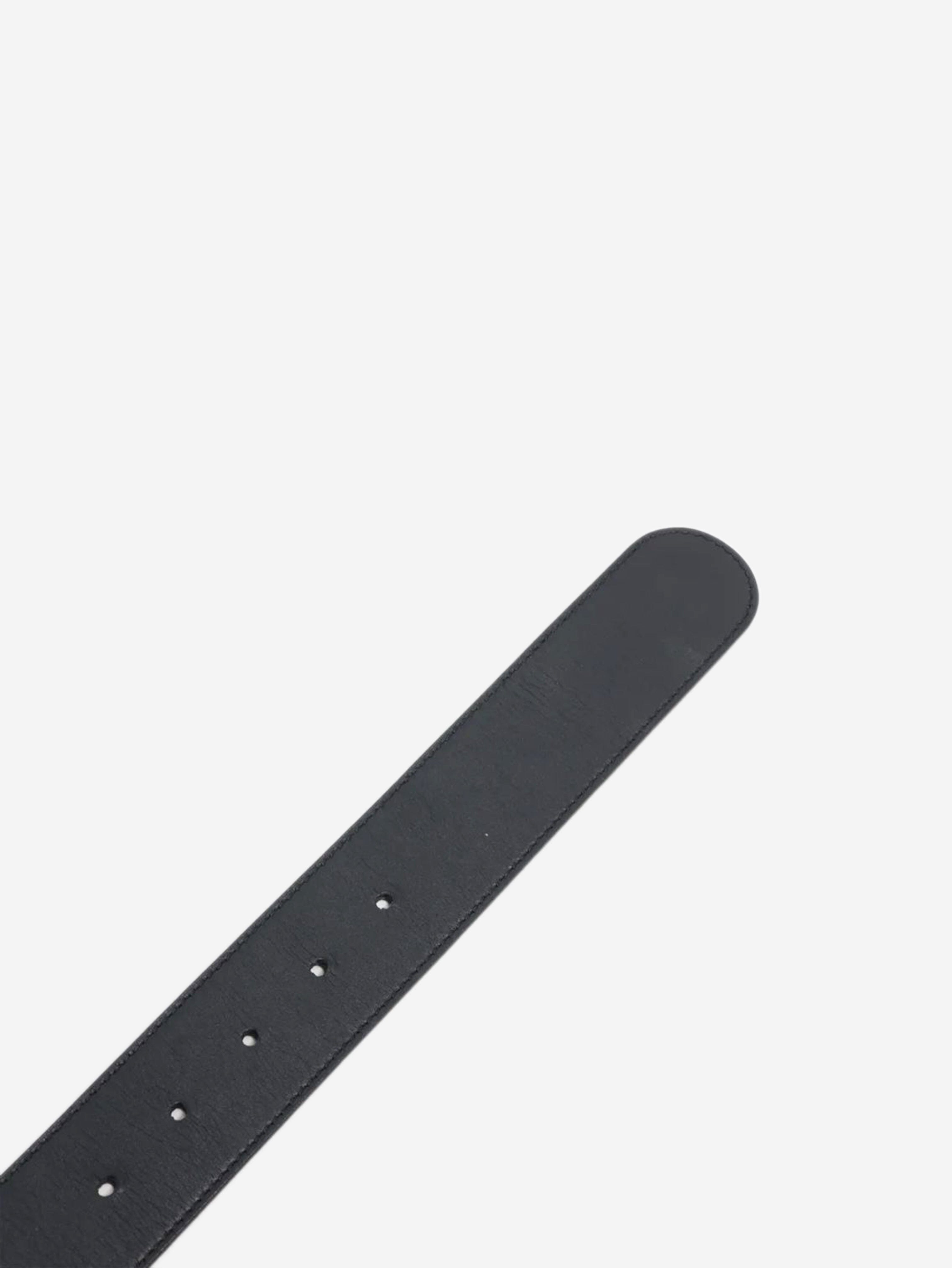 Black GG Marmont leather belt Belts Gucci 