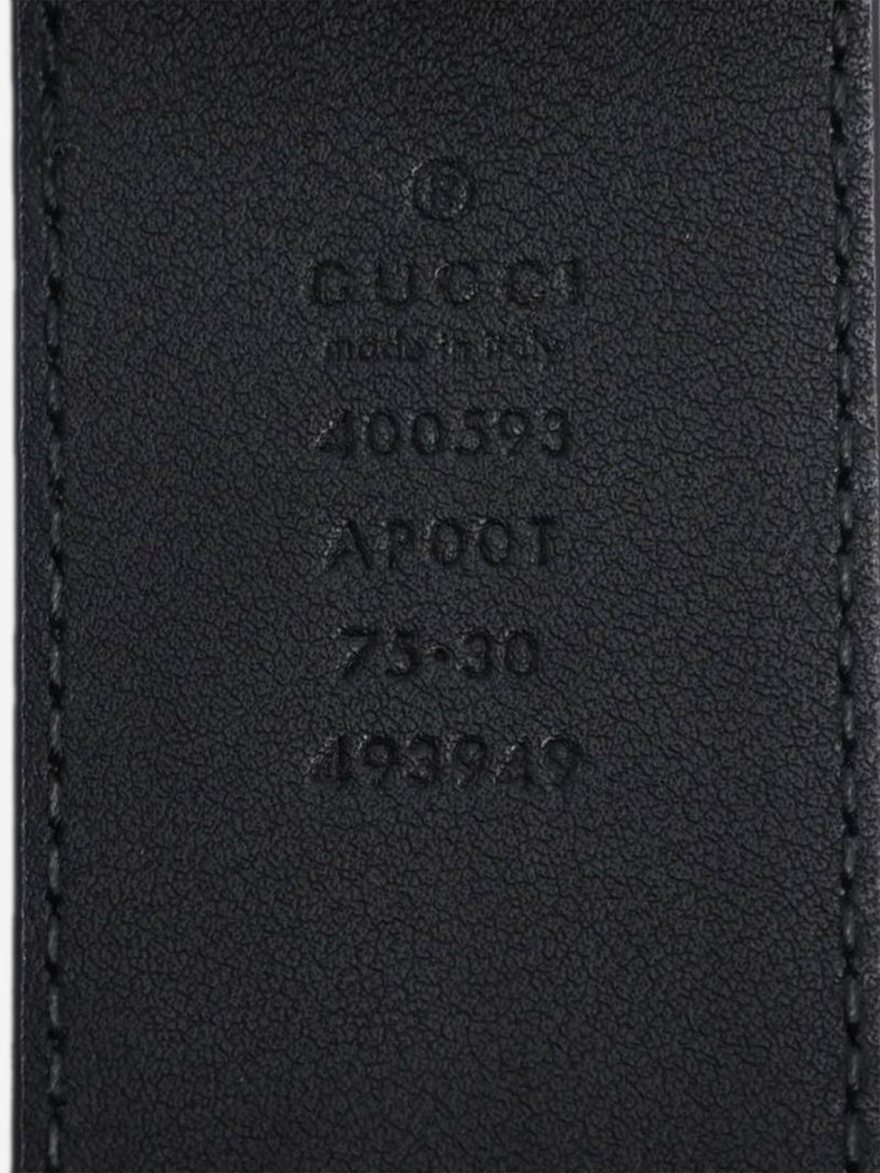 Black GG Marmont leather belt Belts Gucci 