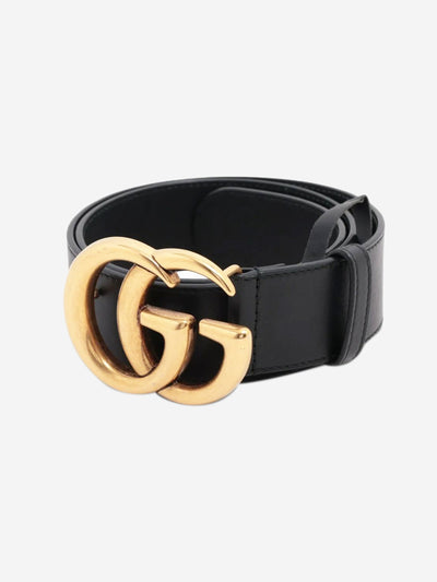 Black GG Marmont leather belt Belts Gucci 