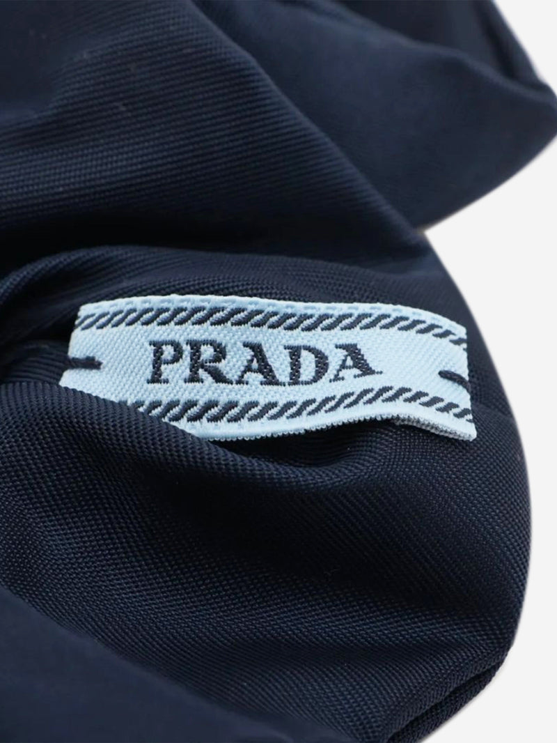 Blue Re-Nylon scrunchie Hair Clips Prada 